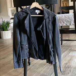 BP Black Cotton Motto Jacket